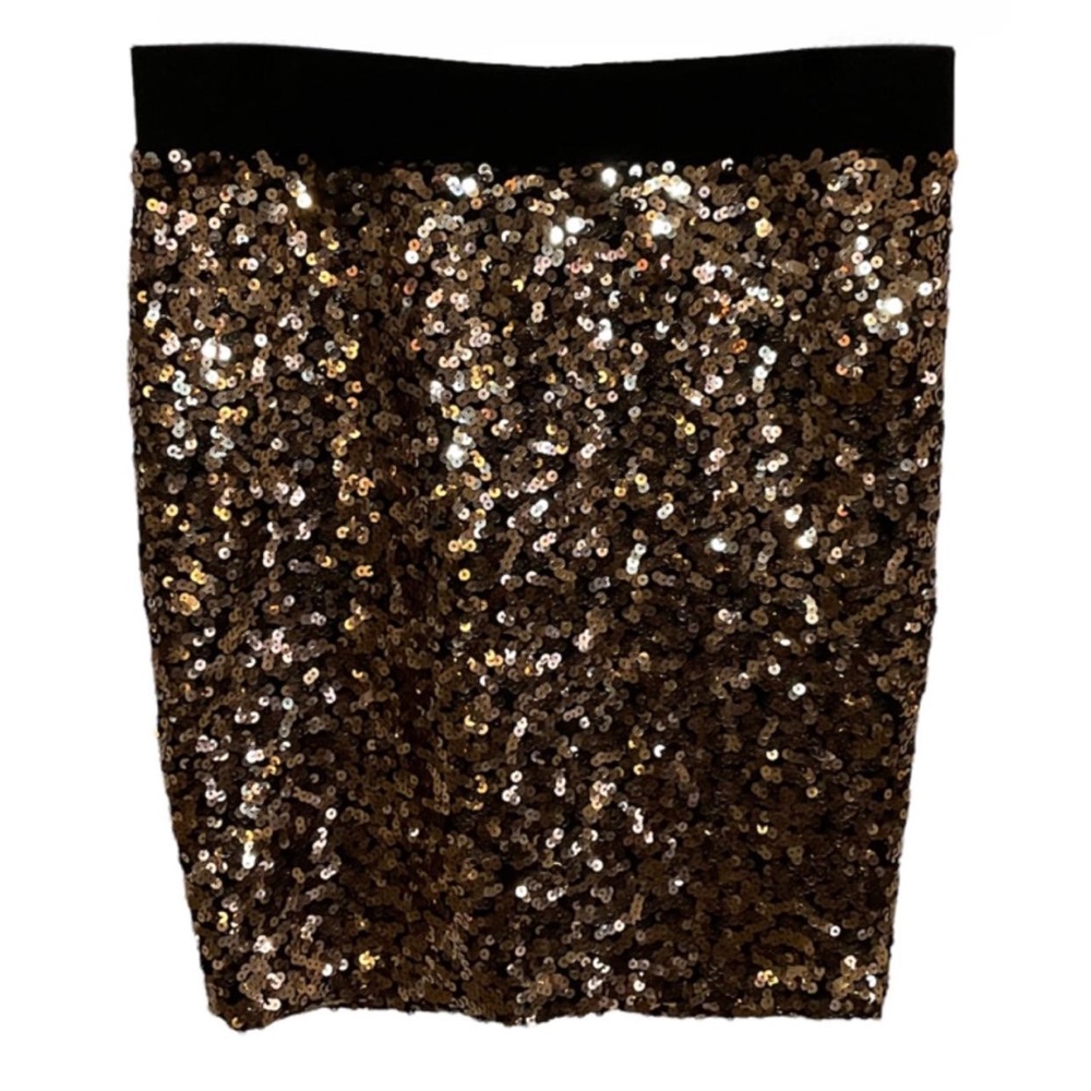 🎊🍾Torrid Gold Sequin Mini Skirt